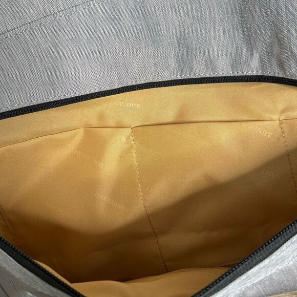 Bagsmart Light Gray Canvas Weekender Tote Bag - NWOT Comes with extras - Picture 4 of 11